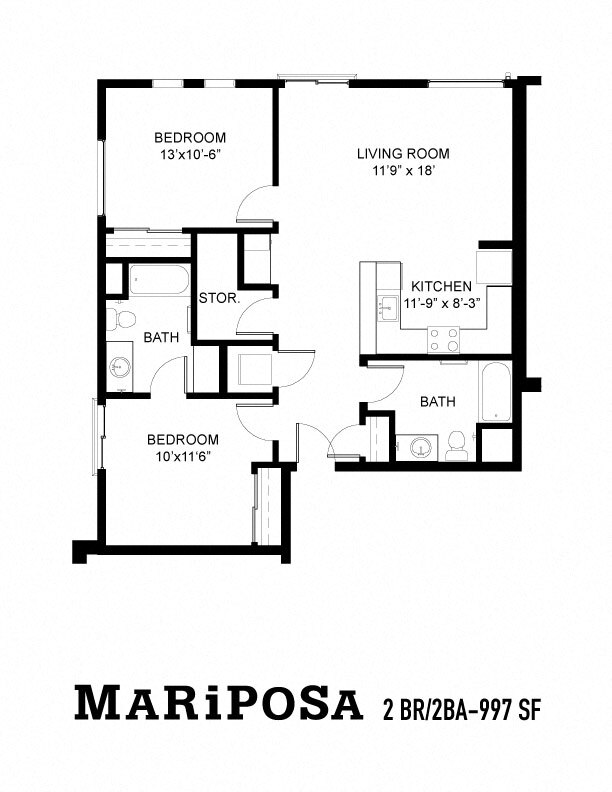 Floorplan - MARIPOSA III (The Mariposa)