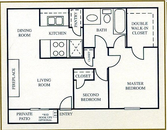 2BR/1BA - Pine Valley Apartments