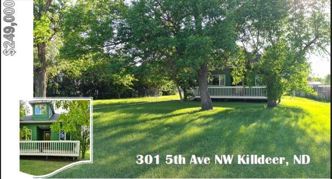 large front yard full of shade - 301 5th Ave NW