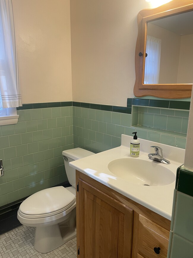 Bathroom has tub and shower stall - 375 Providence Pike