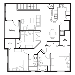 3BR Grand Overlook (2nd Level) - Springs at Palma Sola Apartments