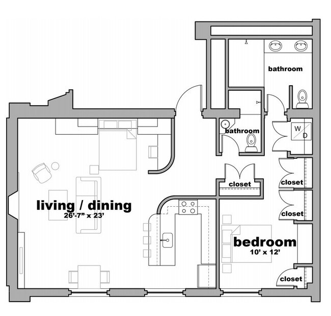Floorplan - Lofts on Prospect