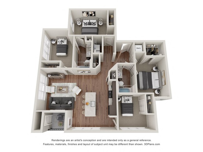 Floorplan - The Pointe at Bayou Bend