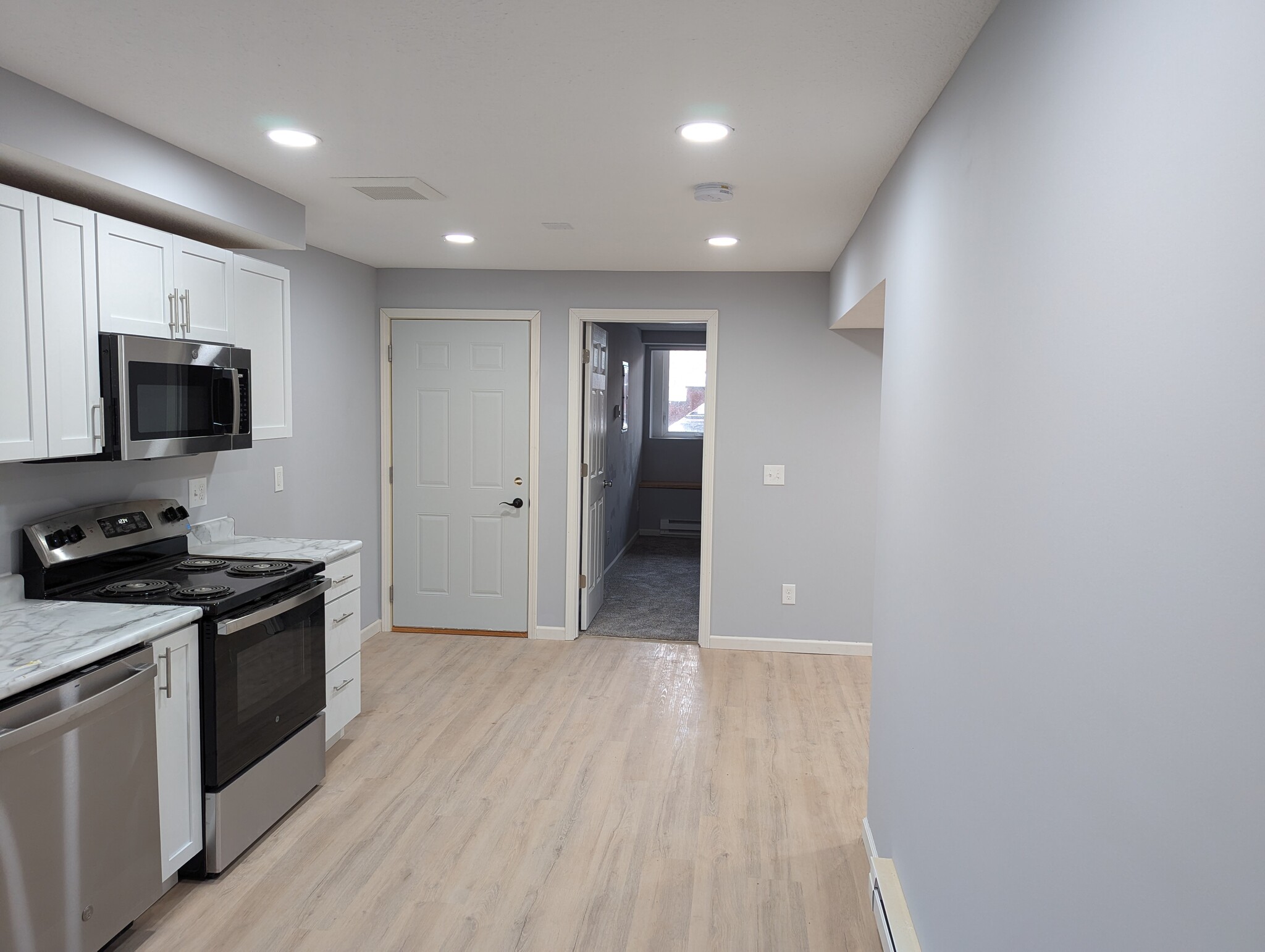 kitchen and bedroom - 203 3rd St E