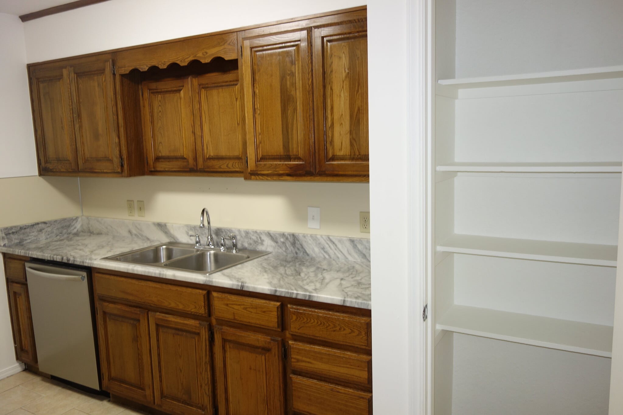 Kitchen view w/Pantry on the right - 6604 S Utica Pl