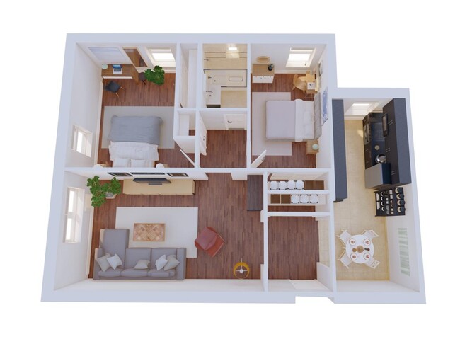 Floorplan - Whitehouse Apartments