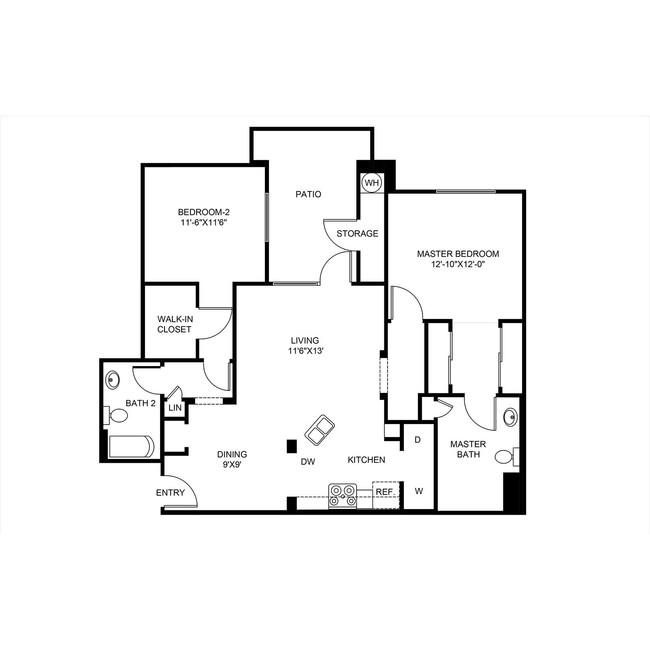 Floorplan - The Grove Apartments