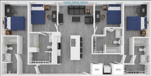 4 Bedroom - Park Place at Arlington