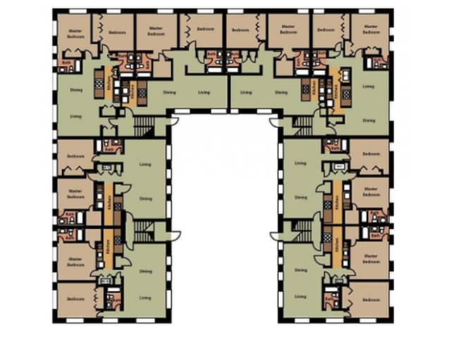 Surrey Court Building- 2 Bed, 2 Bath - Quality Hill Apartments