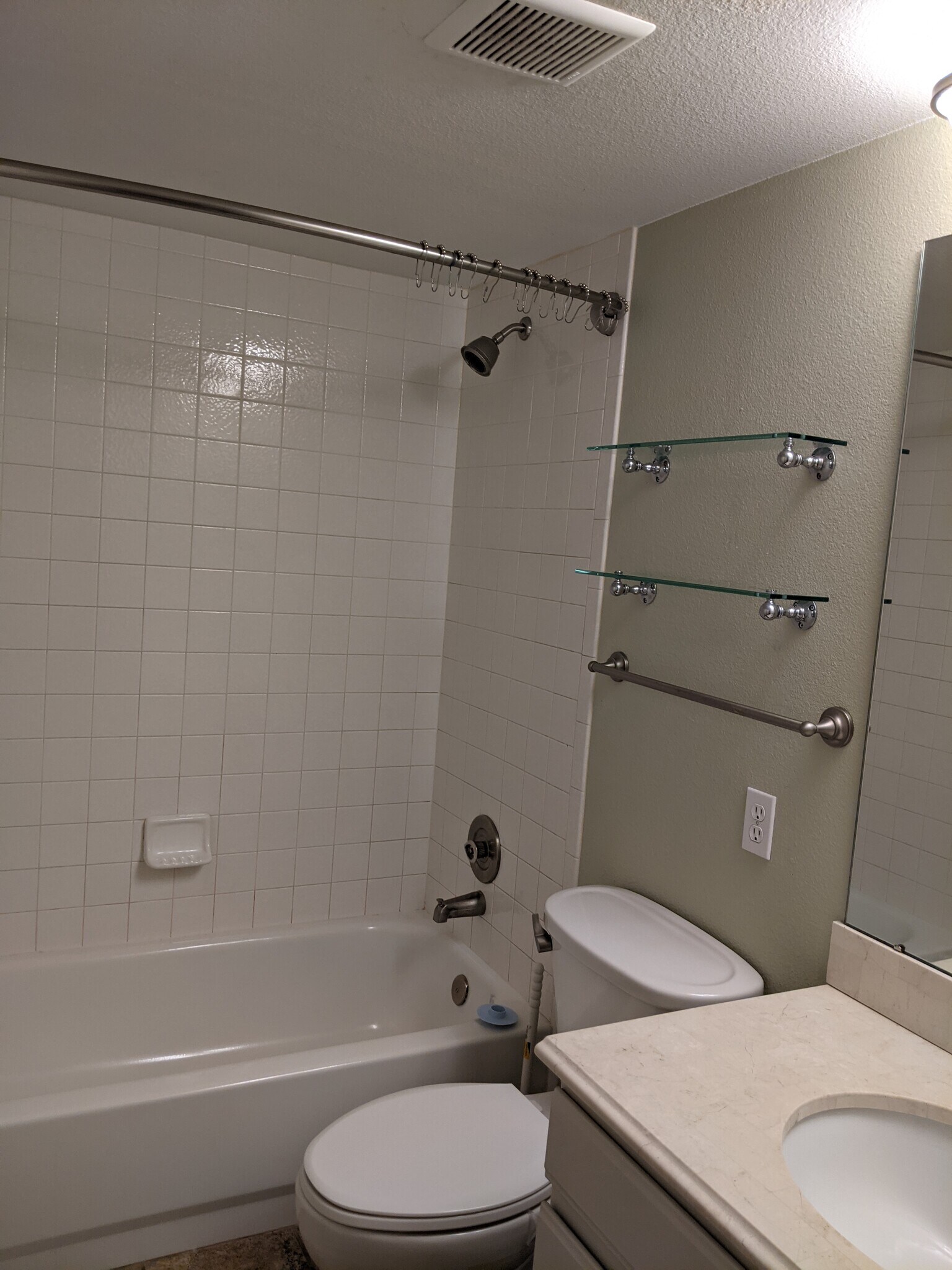 Main floor bath - with storage - 2929 Ross Dr