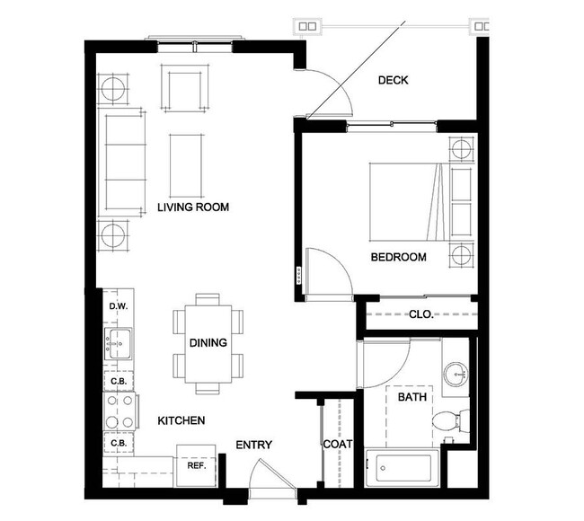 Floorplan - 353 Main Street Family Apartments