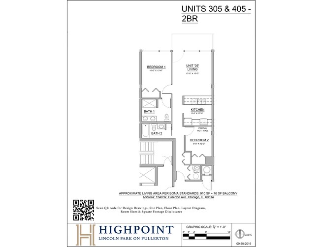 Floorplan - HIGHPOINT Lincoln Park on Fullerton