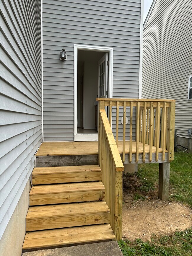 Rear entrance off kitchen - 609 Florence Ave