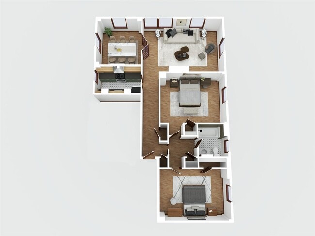 Floorplan - The Roosevelt Apartments