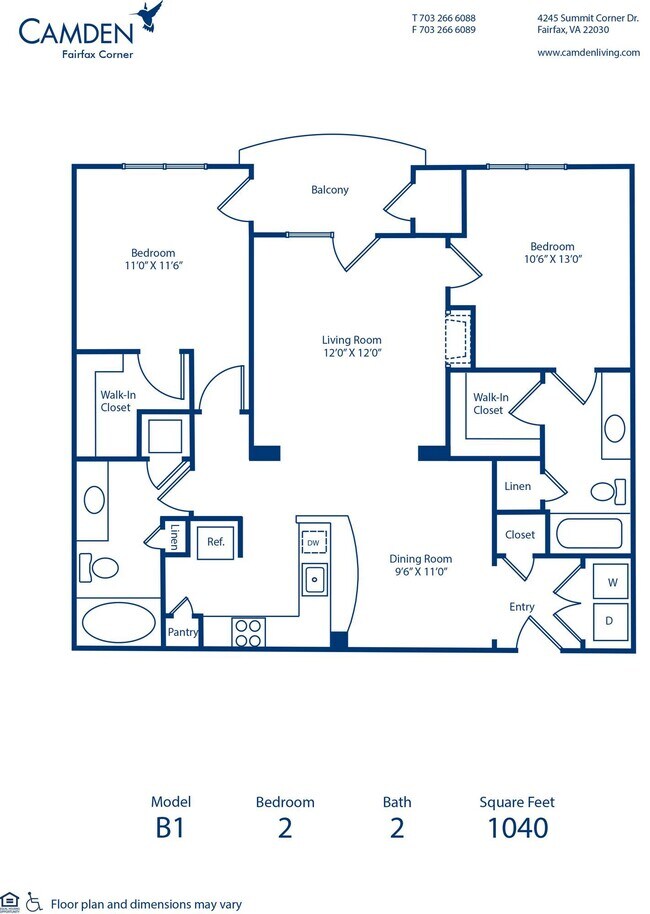 Floorplan - Camden Fairfax Corner