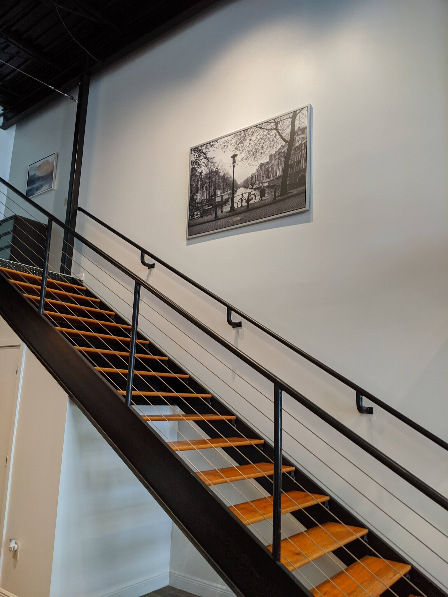 Stairs to loft bedroom - 112 S 12th St