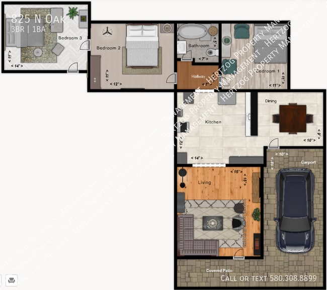 Building Photo - 825 N Oak-