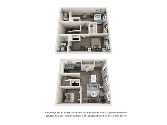 Floorplan - Bellevue Mill Apartments