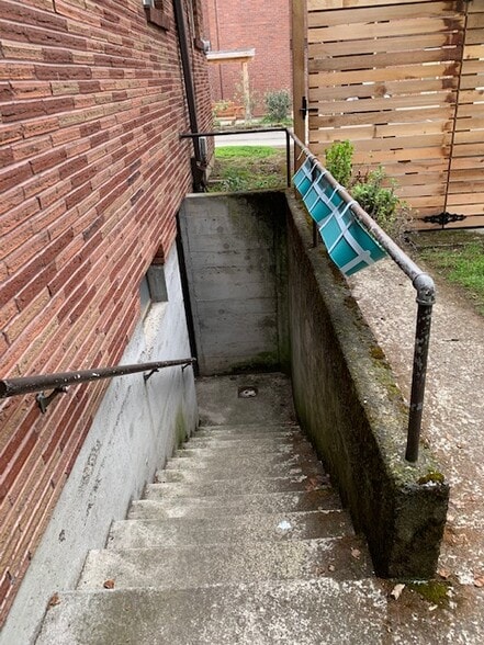basement stairs - 5703 N Commercial Ave