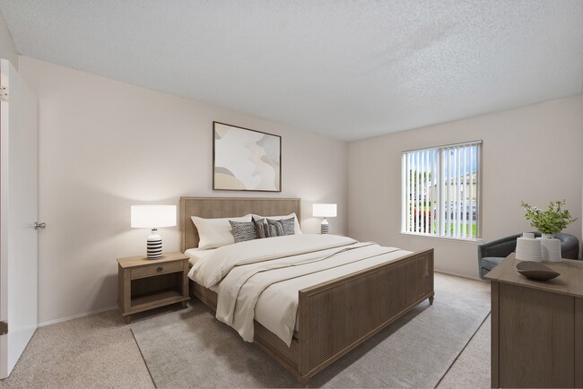 Two Bedroom, One Bathroom Bedroom - Breckenridge Village Apartments