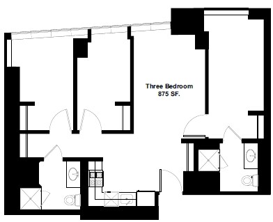 3BR/2BA - Baumhart Hall