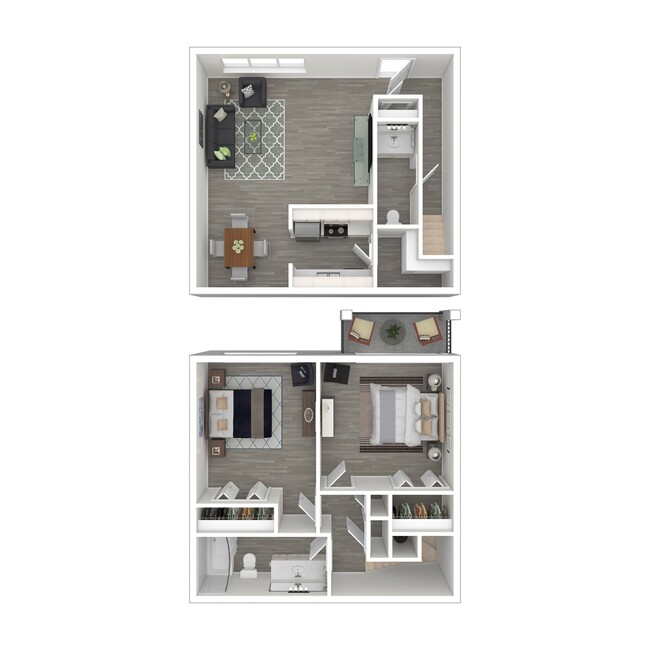 Floorplan - Lake Hefner Townhomes