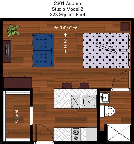 Floorplan - 2301 Auburn Avenue