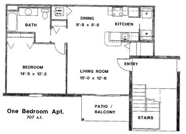 1BR/1BA - Water Dance Apartments