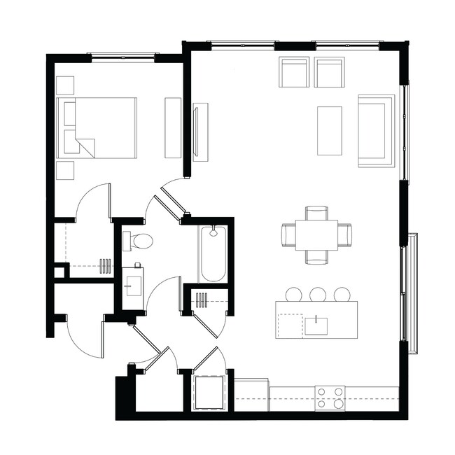 Floorplan - Zen Apartments  55+