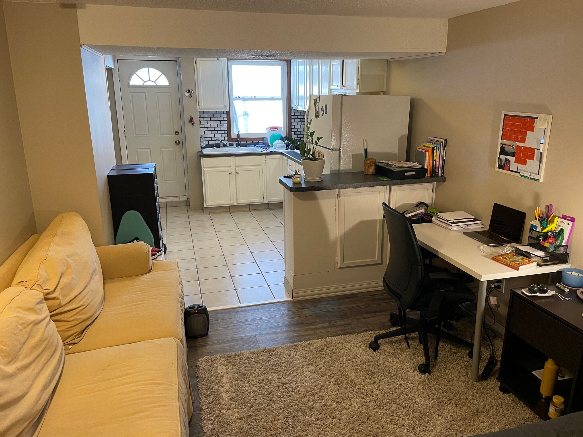 View From Living/Bedroom Facing Kitchen - 1651 Dakota Ave S