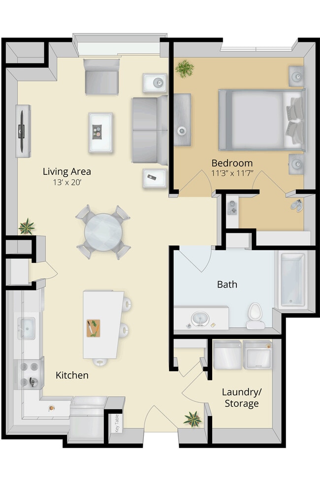 Floorplan - Cirrus Apartments