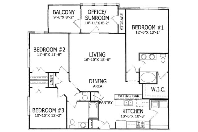 Floorplan - The Glenns at Elon