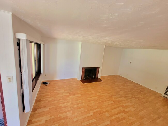 LIVING room with wood burning ?? fireplace - 12051 Alberta Dr