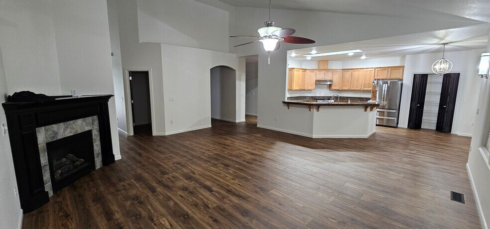 living room to kitchen - 9610 NE 102nd St