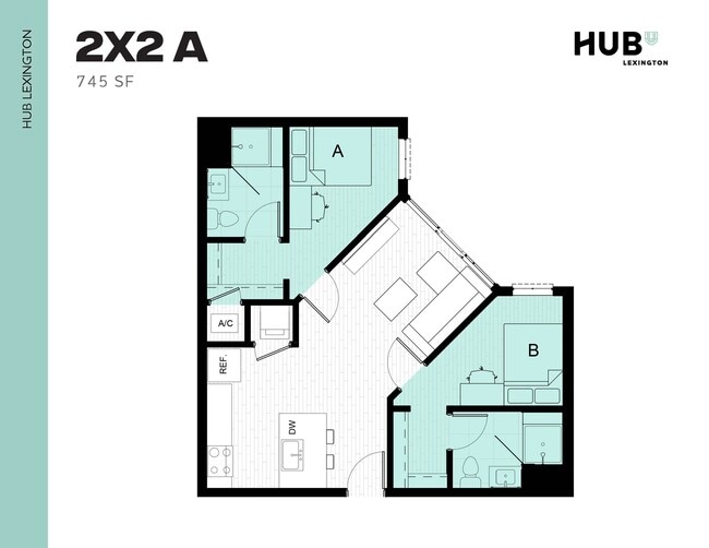 2x2 A - Hub Lexington Upper