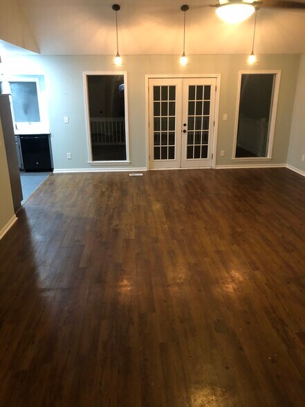 Living room/dining room view from front door - 105 6 St