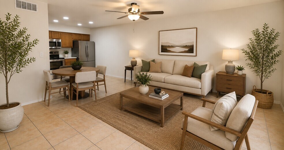 Digitally staged for Inspiration - 6131 E Greenway St