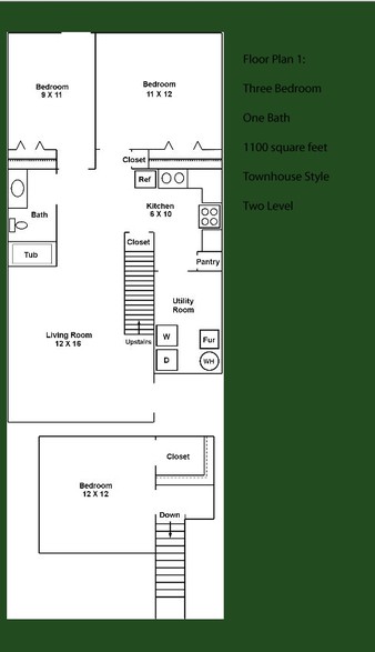 3BR/1BA - Springhill Apartments