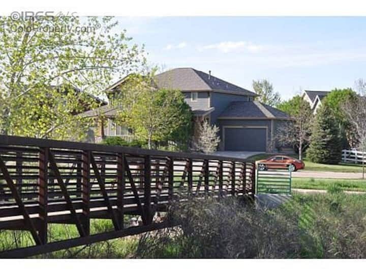 View of townhome from open space across the street. Unit is on the right. - 2944 Des Moines Dr