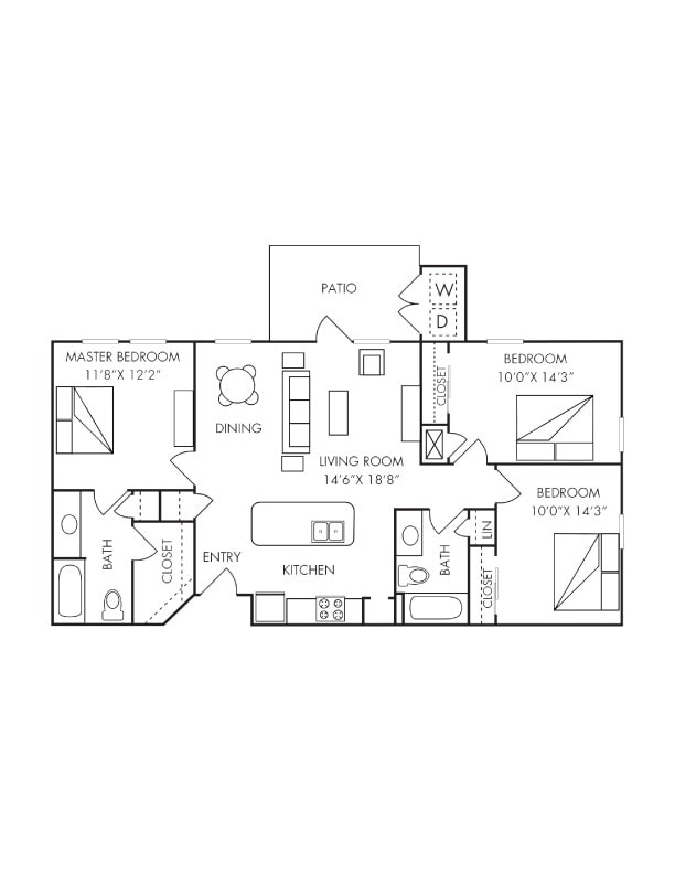 3 Bed/2 Bath - Villas at Bulverde