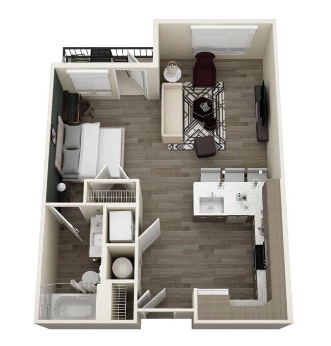 Floorplan - Aspire Kenwood Apartments