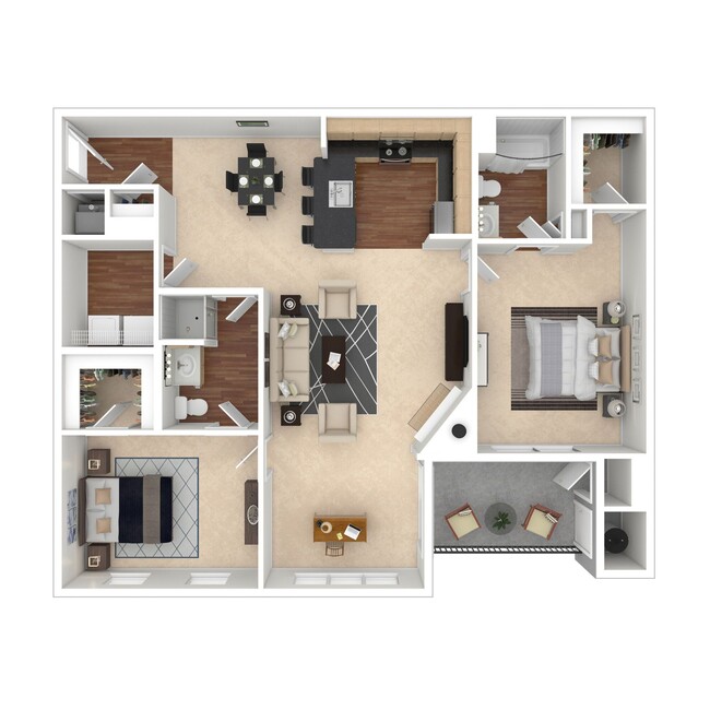 Floorplan - The Elms at Arcola