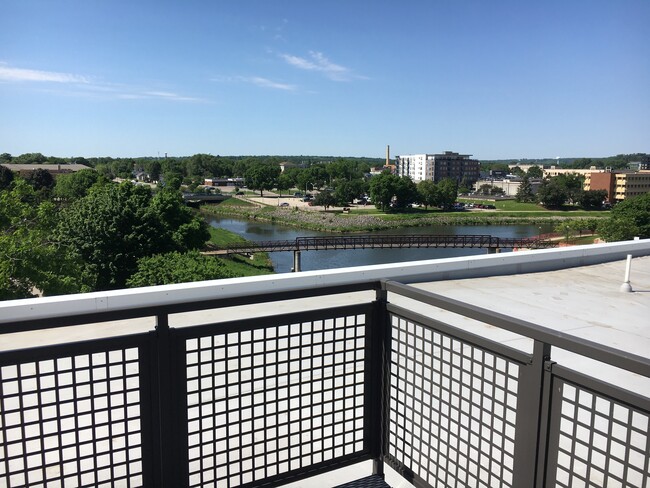 Patio View - Lofts at Mayo Park