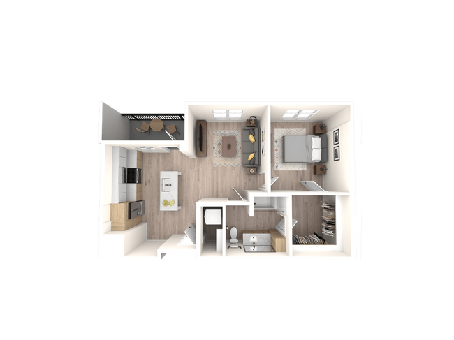 Floorplan - Tempo at Nine Mile Station Apartments