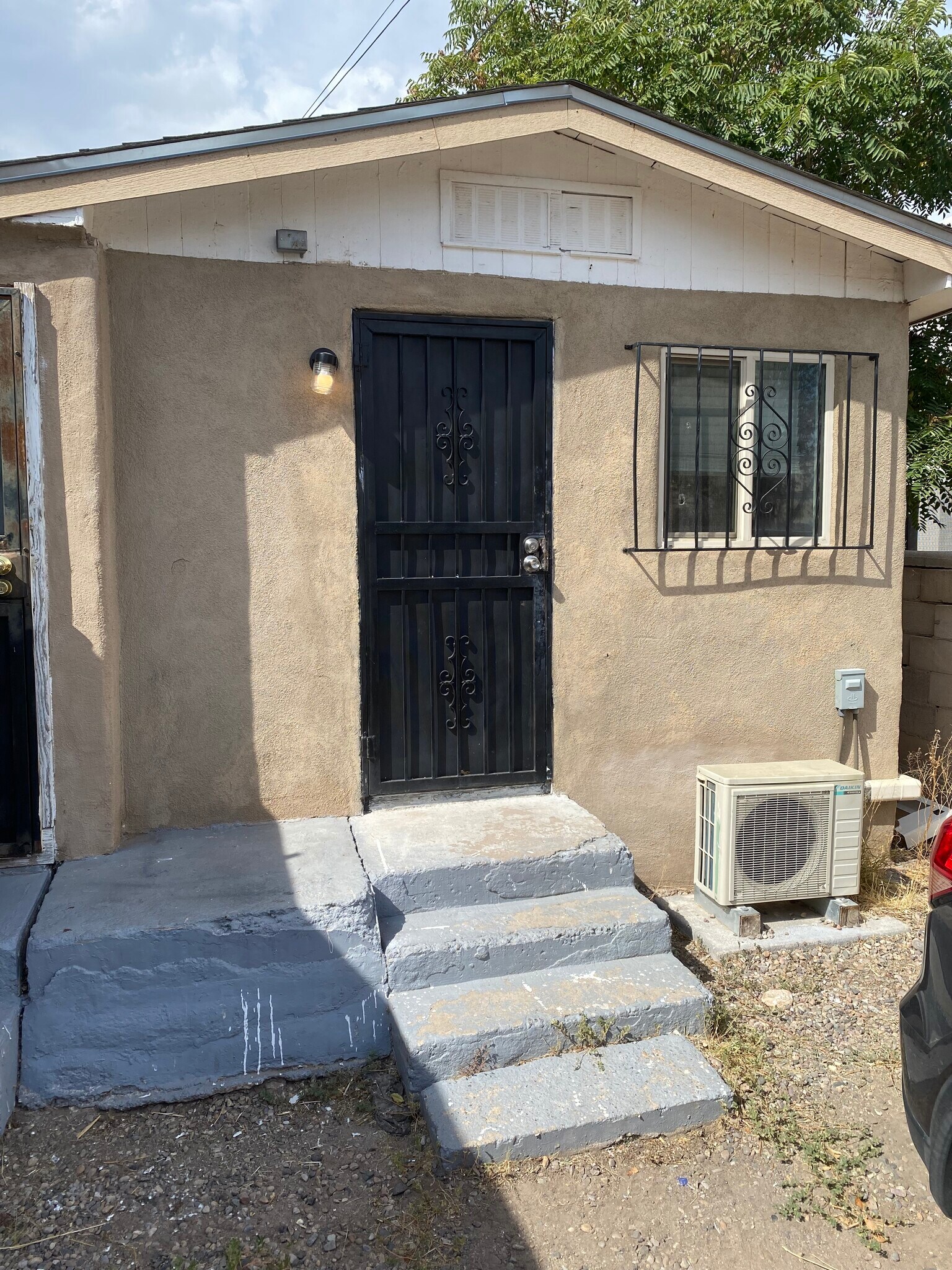 Front door within parking area - 508 5th St SW