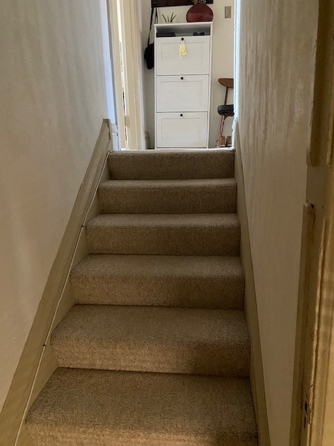Steps leading up to living area - 1360 Denniston St