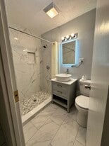 new bathroom - 624 Hyde Park Ave