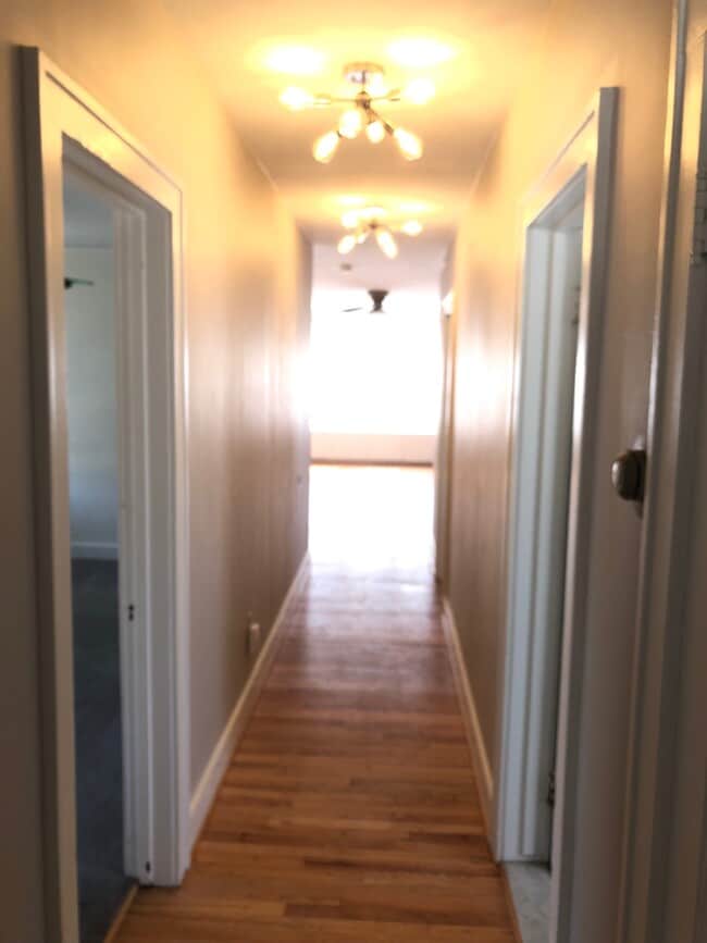 Hallway to living room - 377 Fisher Rd