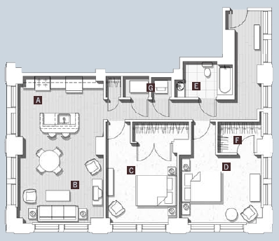 2BR/1BA - Marquette Apartments