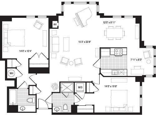 Floorplan - The Clarendon